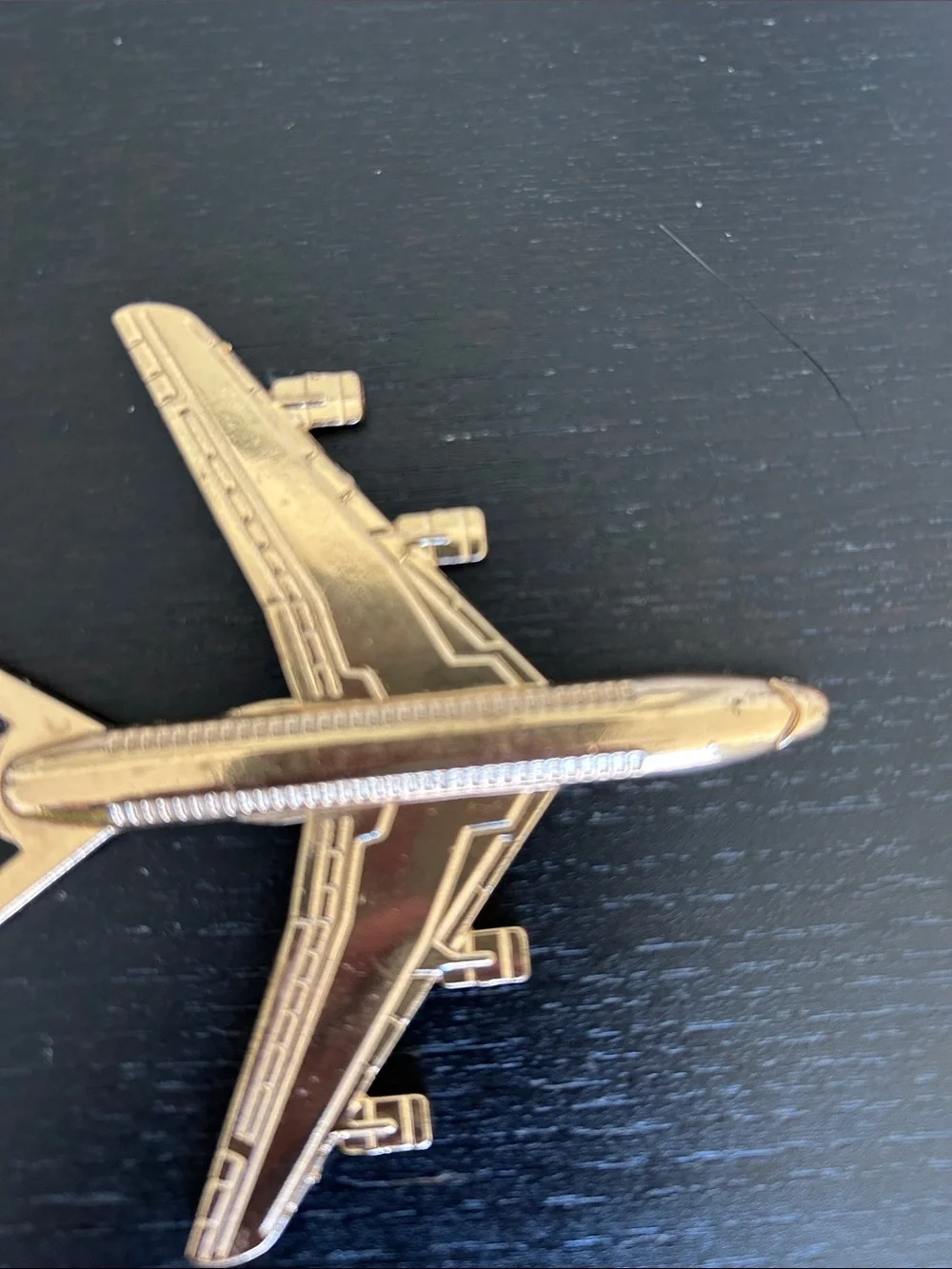 Gold Airplane Bottle Opener - Brand Unspecified